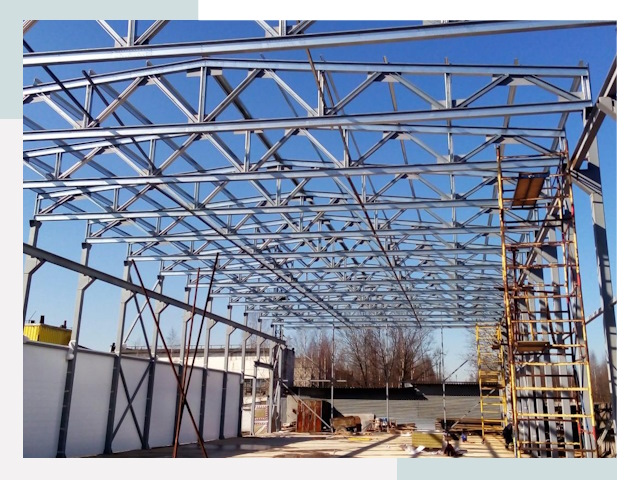 Строительство цехов в Волхов от 628 руб. под ключ