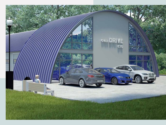 Монтаж ангаров и металлоконструкций от 628 руб.