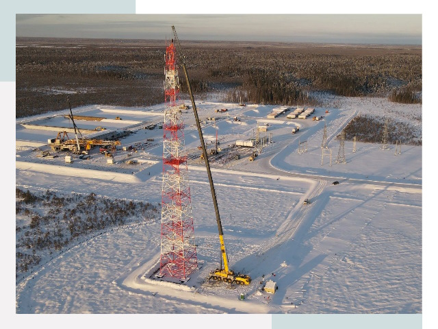 Мачты связи в Волхове