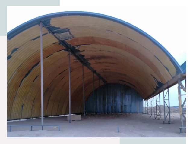 Реконструкция ангаров в Волхове