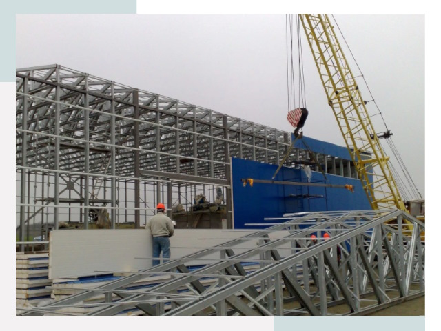 Монтаж ангаров в Волхове